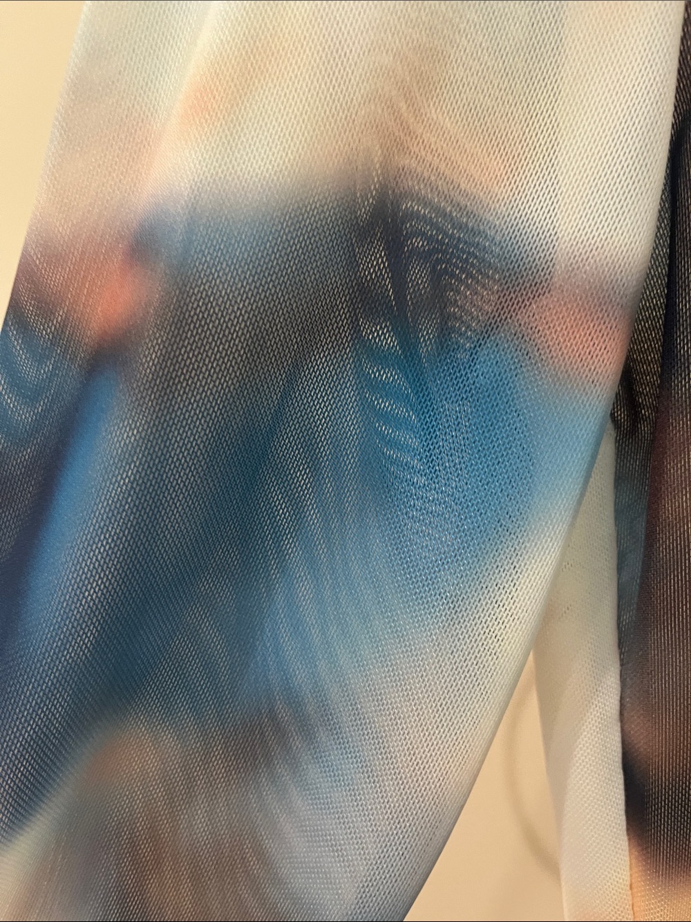 Multicolor Mesh Top - Picture 2 of 3